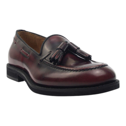 '- ["Artigianato","Donna","Eva Picci","Mocassini","Scarpe"] - Mocassini Da Donna Eva Picci 0413 VI Abras Bordò Clip Nero Mocassino - Lupis SRL