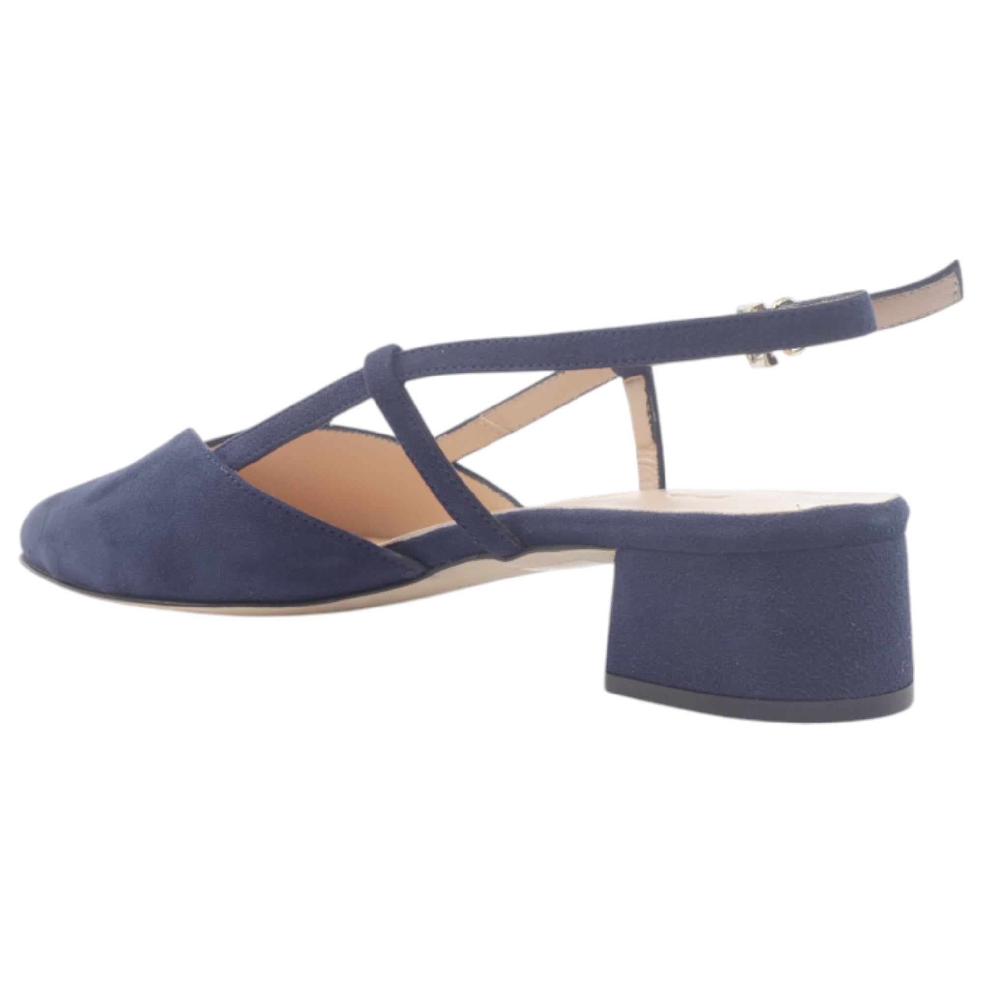 '- ["Artigianato","Donna","Eva Picci","Scarpe","Slingback","Tacco","Ultima Taglia"] - Slingback Da Donna Eva Picci 1198 Blu Slingback - Lupis SRL