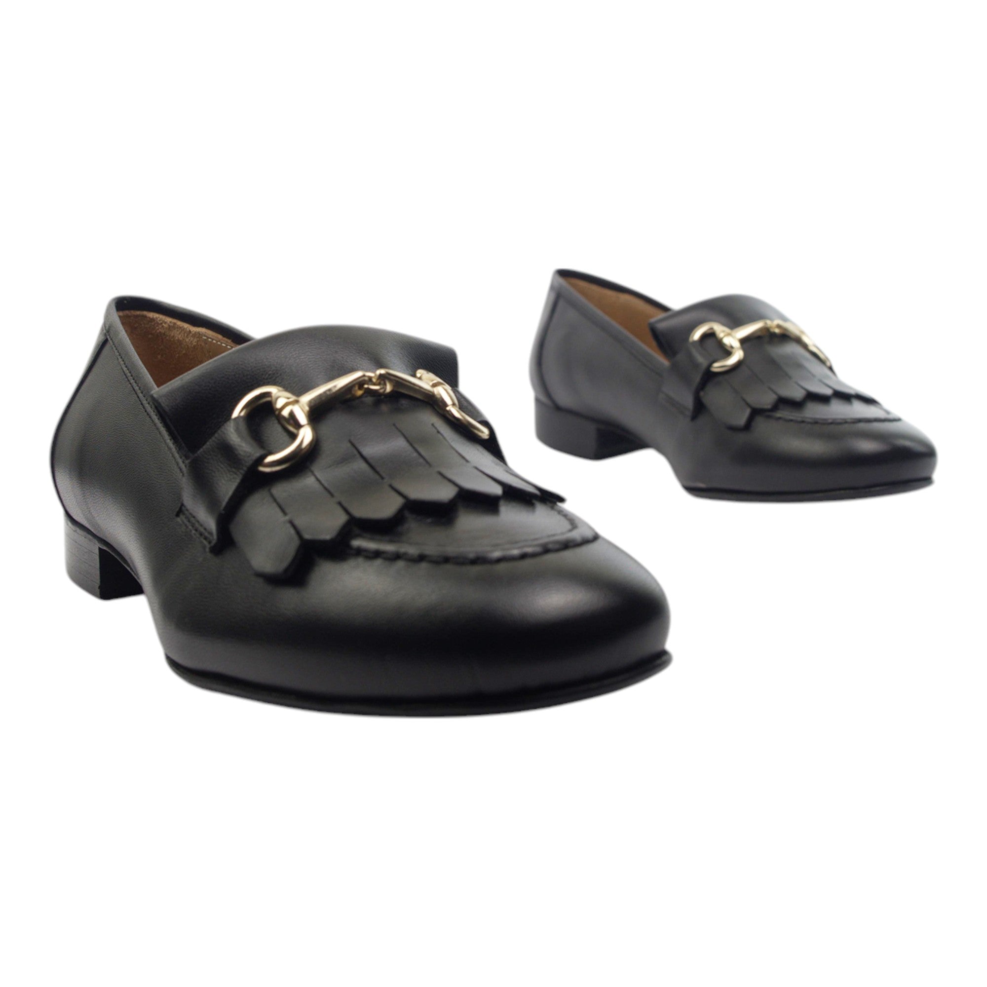 '- ["Artigianato","Donna","Eva Picci","Mocassini","Scarpe"] - Mocassini Da Donna Eva Picci 1430 Pelle Nero - Lupis SRL