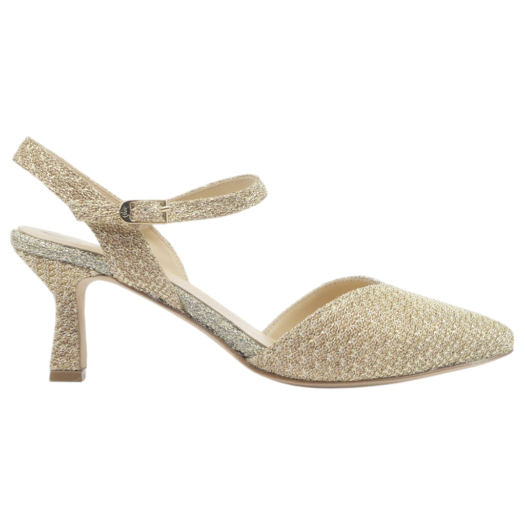 '- ["Artigianato","Cinturino","Donna","Eva Picci","Sandali","Scarpe","Tacco"] - Scarpe con Cinturino Da Donna Eva Picci 1538 Oro Arg - Lupis SRL