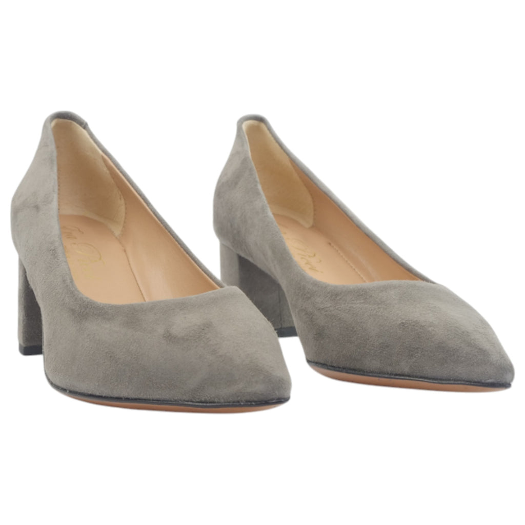 '- ["Artigianato","Donna","D\u00e9collet\u00e9","Eva Picci","Scarpe","Tacco"] - Décolleté Da Donna Eva Picci 1601S Camoscio Fumo 1294 - Lupis SRL