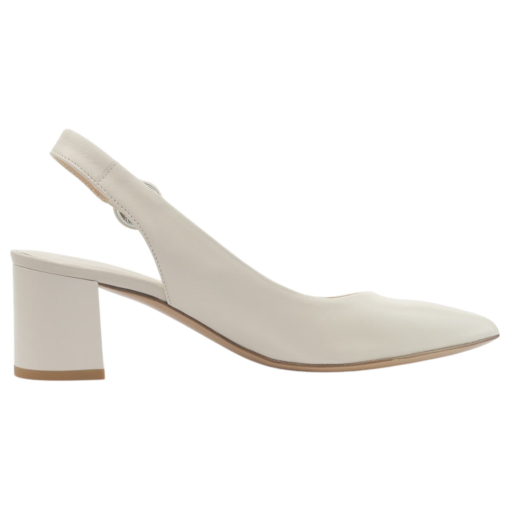 '- ["Artigianato","Donna","Eva Picci","Scarpe","Slingback","Tacco","Ultima Taglia"] - Slingback Da Donna Eva Picci 1602 Avorio Slingback - Lupis SRL