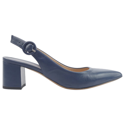 '- ["Artigianato","Donna","Eva Picci","Scarpe","Slingback","Tacco"] - Slingback Da Donna Eva Picci 1602 Blu Slingback - Lupis SRL