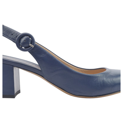 '- ["Artigianato","Donna","Eva Picci","Scarpe","Slingback","Tacco"] - Slingback Da Donna Eva Picci 1602 Blu Slingback - Lupis SRL