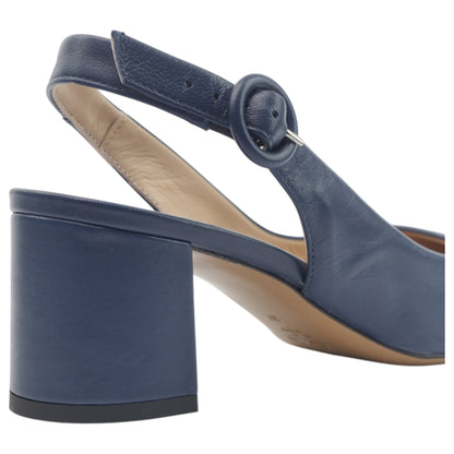'- ["Artigianato","Donna","Eva Picci","Scarpe","Slingback","Tacco"] - Slingback Da Donna Eva Picci 1602 Blu Slingback - Lupis SRL