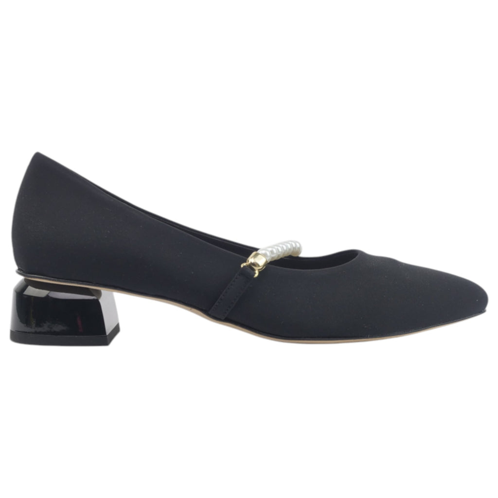 '- ["Artigianato","Donna","D\u00e9collet\u00e9","Eva Picci","Scarpe","Tacco"] - Décolleté Da Donna Eva Picci 32181 Nero Perle Décolleté - Lupis SRL