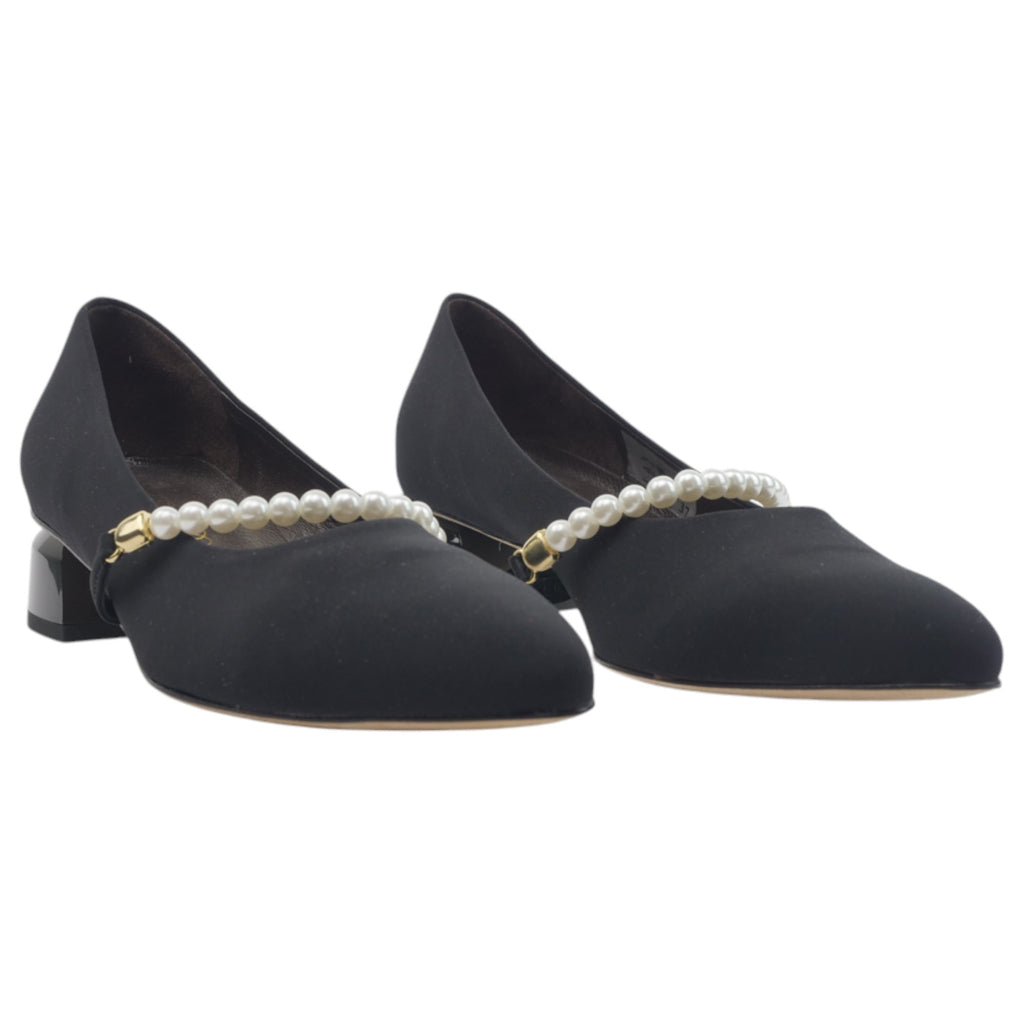 '- ["Artigianato","Donna","D\u00e9collet\u00e9","Eva Picci","Scarpe","Tacco"] - Décolleté Da Donna Eva Picci 32181 Nero Perle Décolleté - Lupis SRL