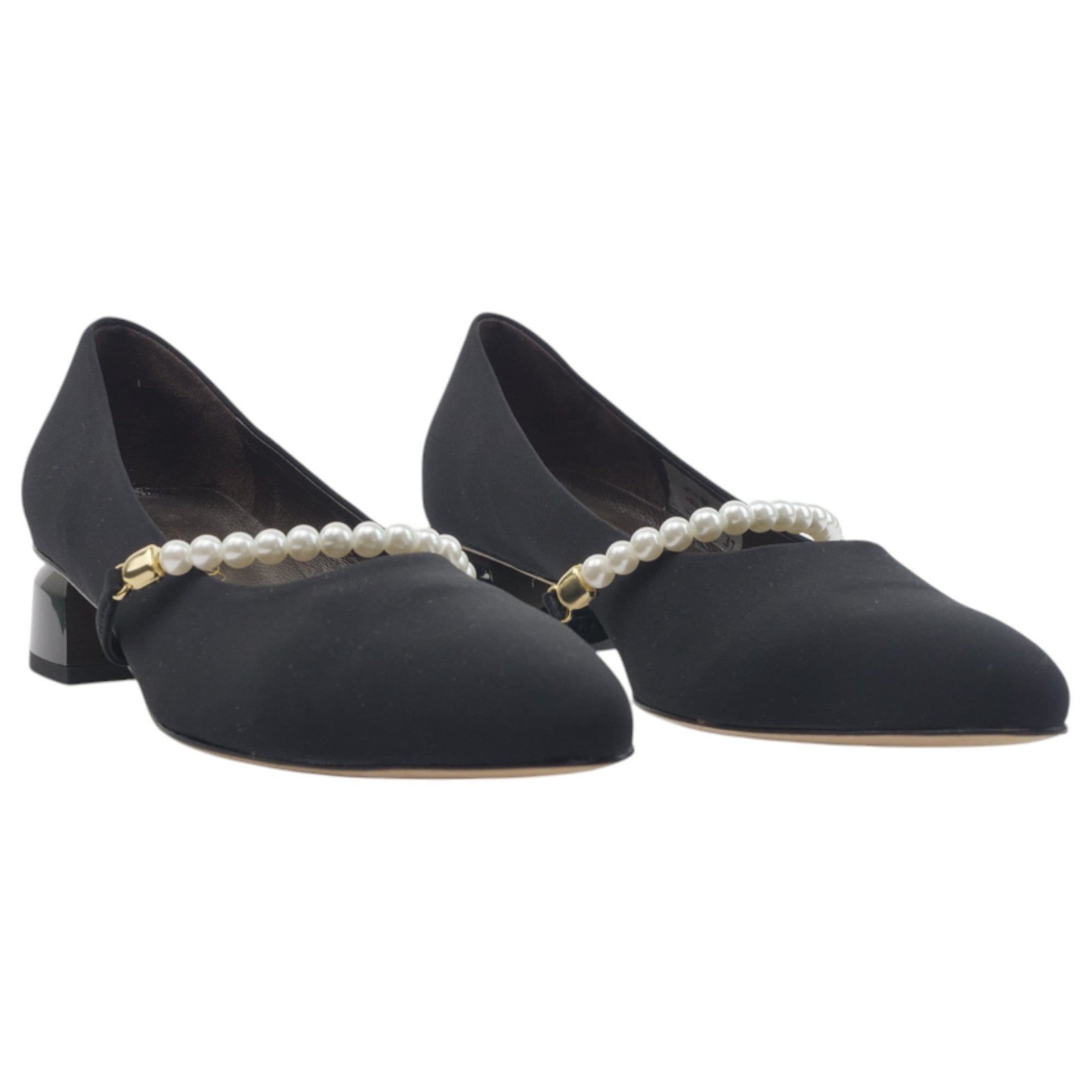'- ["Artigianato","Donna","D\u00e9collet\u00e9","Eva Picci","Scarpe","Tacco"] - Décolleté Da Donna Eva Picci 32181 Nero Perle Décolleté - Lupis SRL