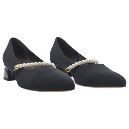 '- ["Artigianato","Donna","D\u00e9collet\u00e9","Eva Picci","Scarpe","Tacco"] - Décolleté Da Donna Eva Picci 32181 Nero Perle Décolleté - Lupis SRL