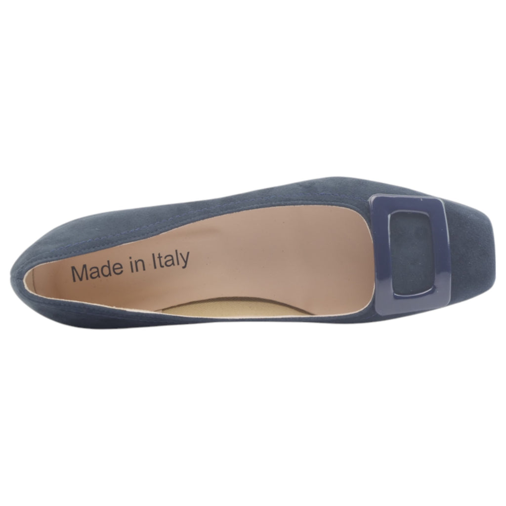 '- ["Artigianato","Donna","D\u00e9collet\u00e9","Eva Picci","Scarpe","Tacco"] - Décolleté Da Donna Eva Picci 5000 Blu Camoscio Décolleté - Lupis SRL