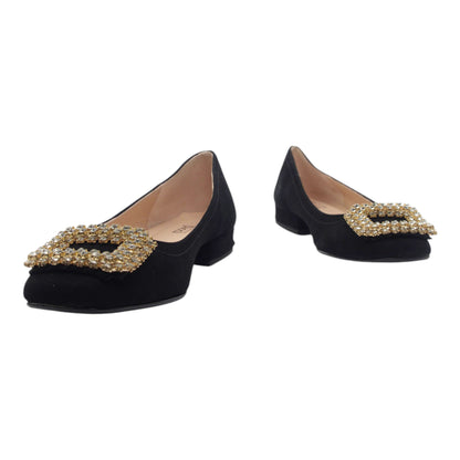 '- ["Artigianato","Donna","D\u00e9collet\u00e9","Eva Picci","Scarpe","Tacco"] - Décolleté Da Donna Eva Picci 5000G Camoscio Nero Décolleté - Lupis SRL