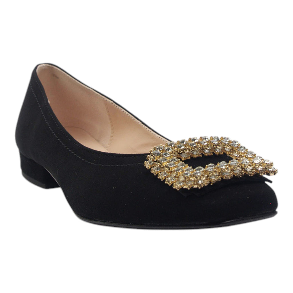 '- ["Artigianato","Donna","D\u00e9collet\u00e9","Eva Picci","Scarpe","Tacco"] - Décolleté Da Donna Eva Picci 5000G Camoscio Nero Décolleté - Lupis SRL