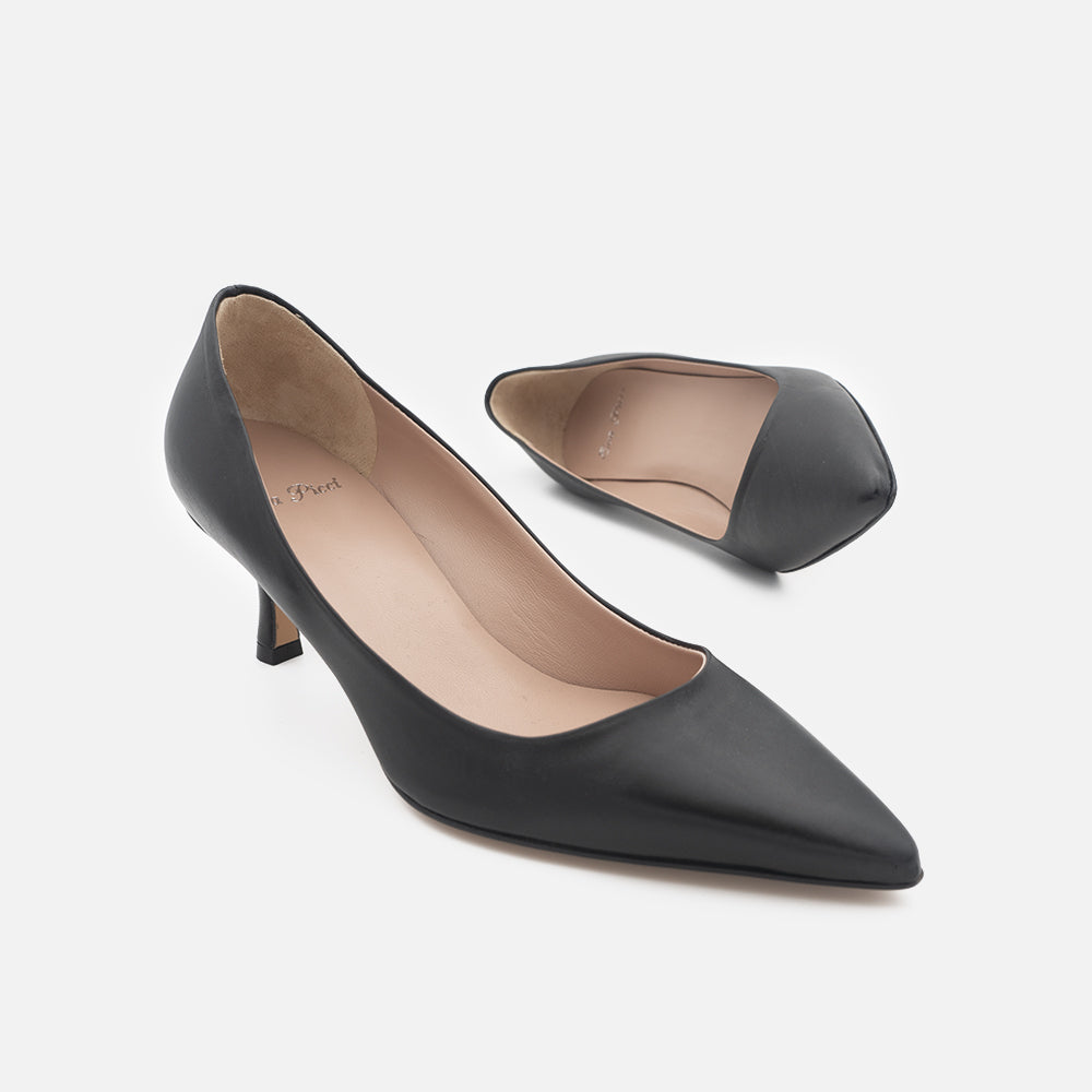  - ["Artigianato","Donna","D\u00e9collet\u00e9","Eva Picci","Scarpe","Tacco","Ultima Taglia"] - Décolleté Da Donna Eva Picci L114 Nero Décolleté - Lupis SRL