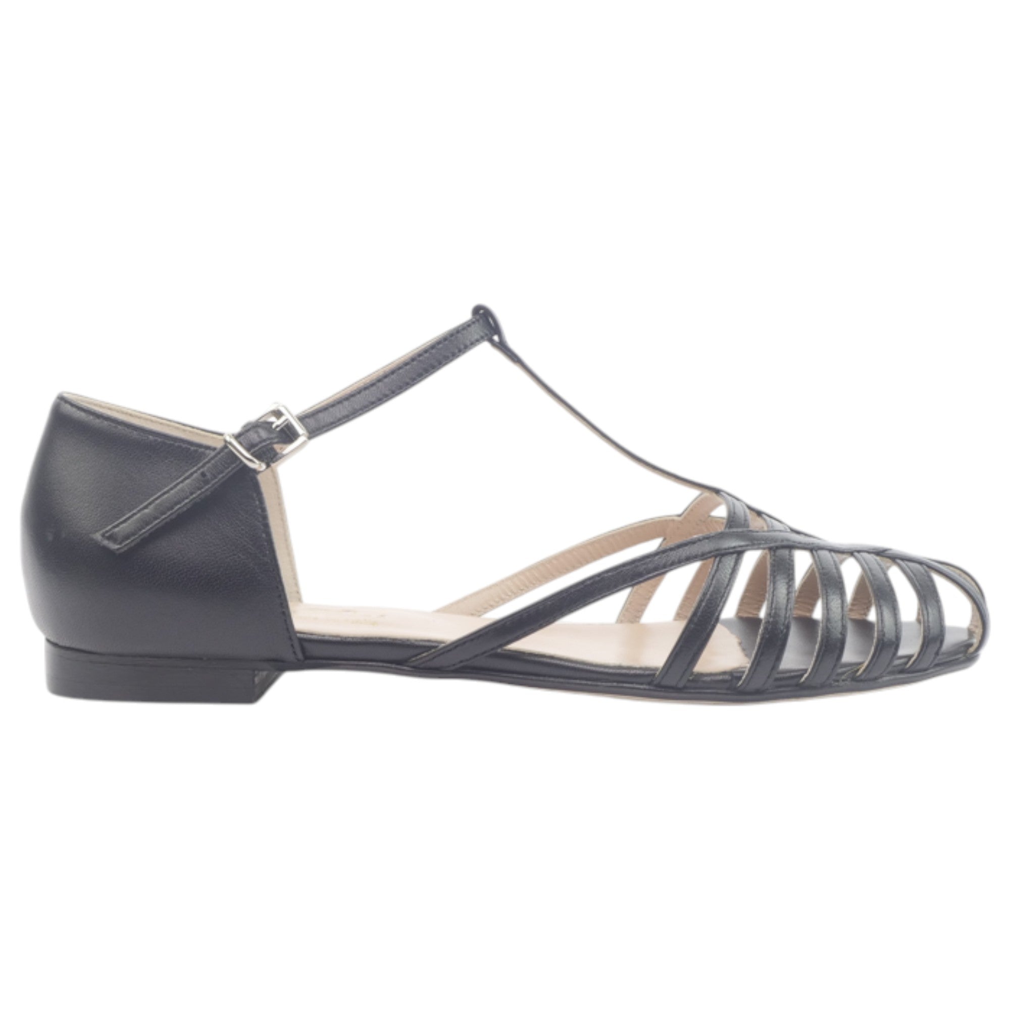 '- ["Artigianato","Cinturino","Donna","Eva Picci","Sandali Eleganti","Scarpe"] - Sandali Da Donna Eva Picci Nappa Nero 1151 - Lupis SRL