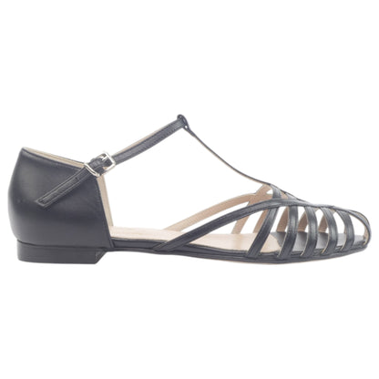 '- ["Artigianato","Cinturino","Donna","Eva Picci","Sandali Eleganti","Scarpe"] - Sandali Da Donna Eva Picci Nappa Nero 1151 - Lupis SRL