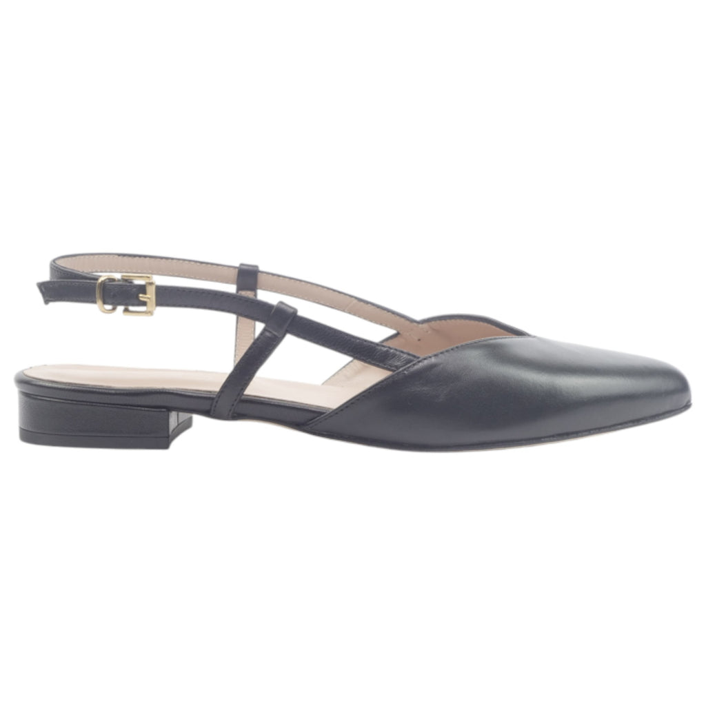 '- ["Artigianato","Donna","Eva Picci","Scarpe","Slingback"] - Sandali con Tacco Da Donna Eva Picci Nappa Nero T Pelle S Cuoio 1198 - Lupis SRL