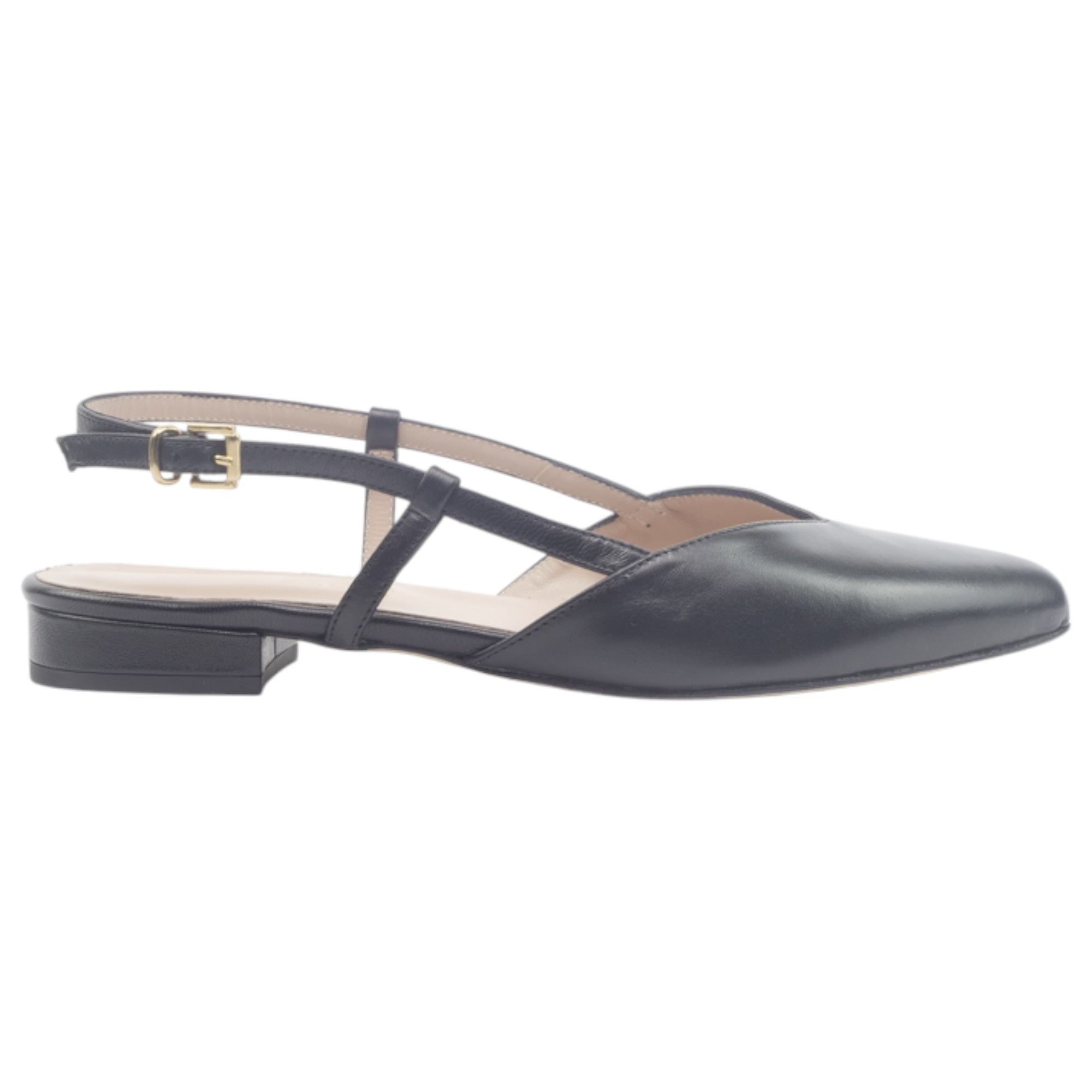 '- ["Artigianato","Donna","Eva Picci","Scarpe","Slingback"] - Sandali con Tacco Da Donna Eva Picci Nappa Nero T Pelle S Cuoio 1198 - Lupis SRL