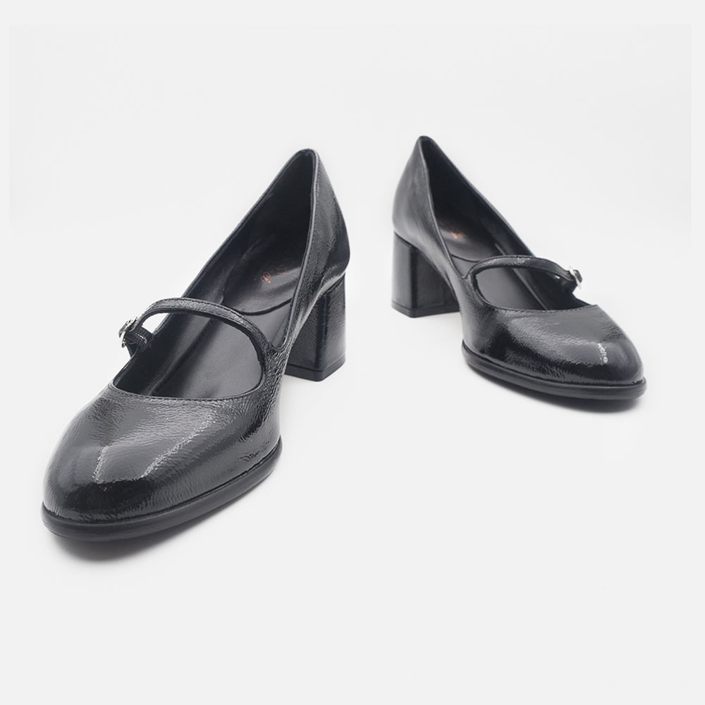 '- ["Artigianato","Donna","D\u00e9collet\u00e9","Eva Picci","Nuovo","Scarpe","Tacco"] - Décolleté Da Donna Eva Picci Perla Naplak Nero Crust Nero DE2434 - Lupis SRL