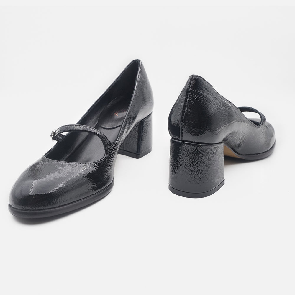 '- ["Artigianato","Donna","D\u00e9collet\u00e9","Eva Picci","Nuovo","Scarpe","Tacco"] - Décolleté Da Donna Eva Picci Perla Naplak Nero Crust Nero DE2434 - Lupis SRL