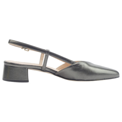'- ["Artigianato","Donna","Eva Picci","Scarpe","Slingback"] - Sandali con Tacco Da Donna Eva Picci Safira Canna di Fucile Pelle Cuoio 1198 - Lupis SRL