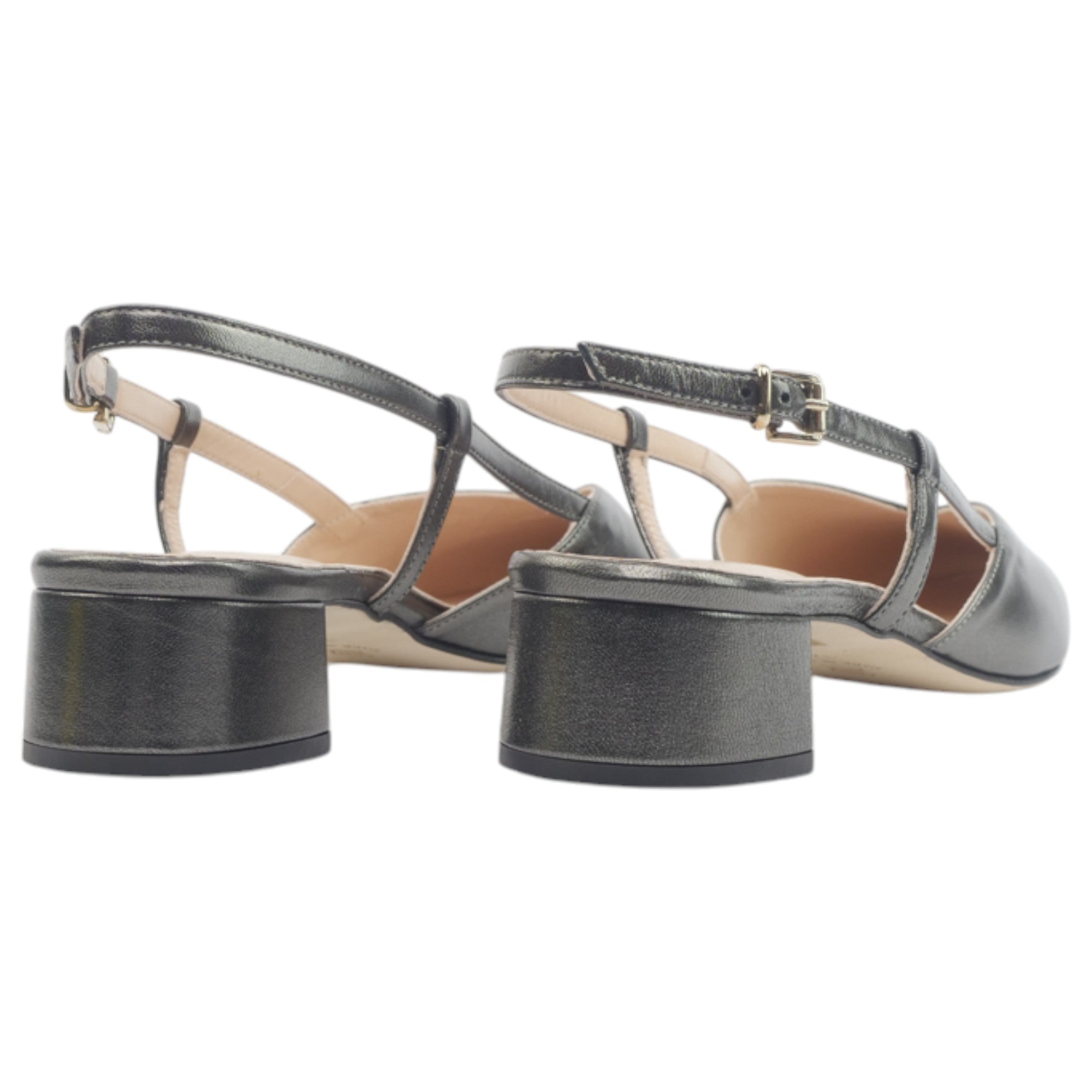 '- ["Artigianato","Donna","Eva Picci","Scarpe","Slingback"] - Sandali con Tacco Da Donna Eva Picci Safira Canna di Fucile Pelle Cuoio 1198 - Lupis SRL