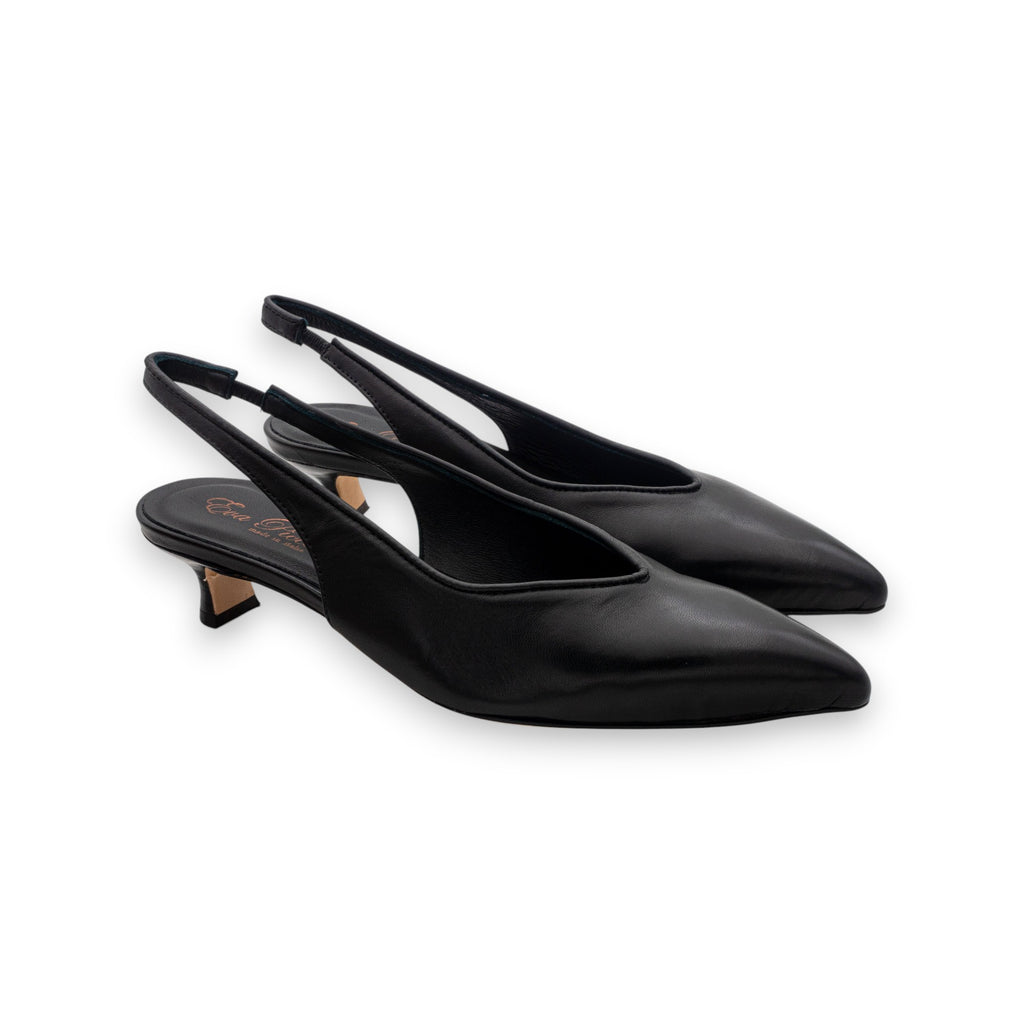 Eva Picci Slingback Berlino Black CH2529RTC