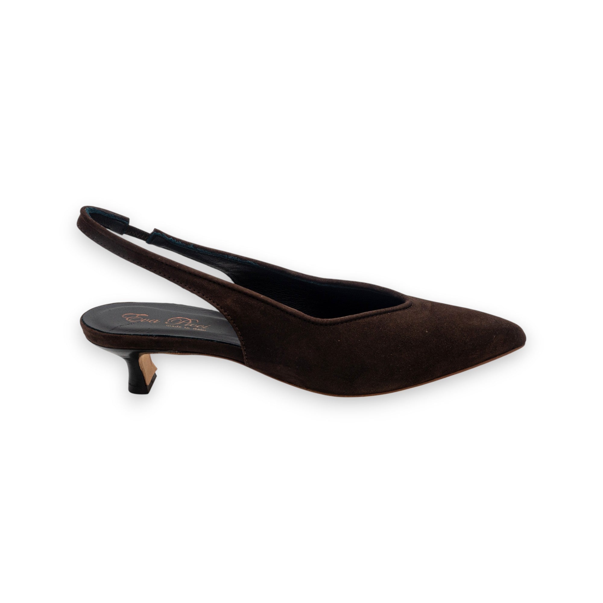 Eva Picci Slingback Camoscio Testa Di Moro CH2529RTC