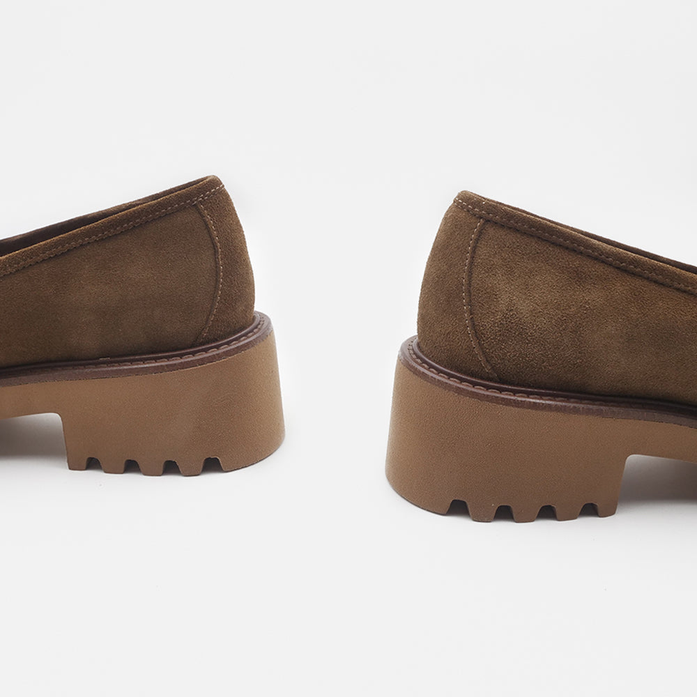 '- ["Artigianato","Donna","Eva Picci","Mocassini","Nuovo","Scarpe"] - Mocassini Da Donna Eva Picci Camoscio Brandy 5020 - Lupis SRL