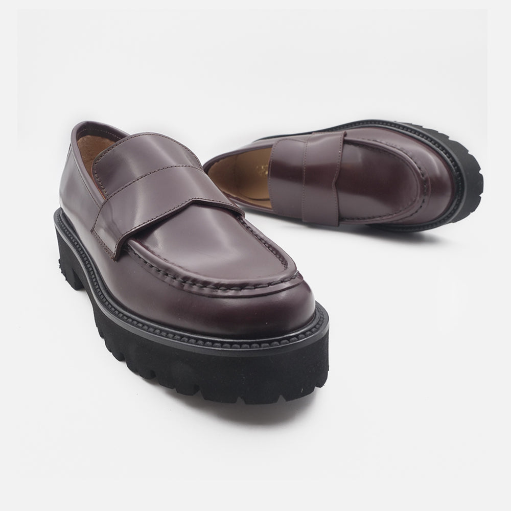 '- ["Artigianato","Donna","Eva Picci","Mocassini","Nuovo","Scarpe"] - Mocassini Da Donna Eva Picci XL Pelle Abrasivato Vino 5020 - Lupis SRL