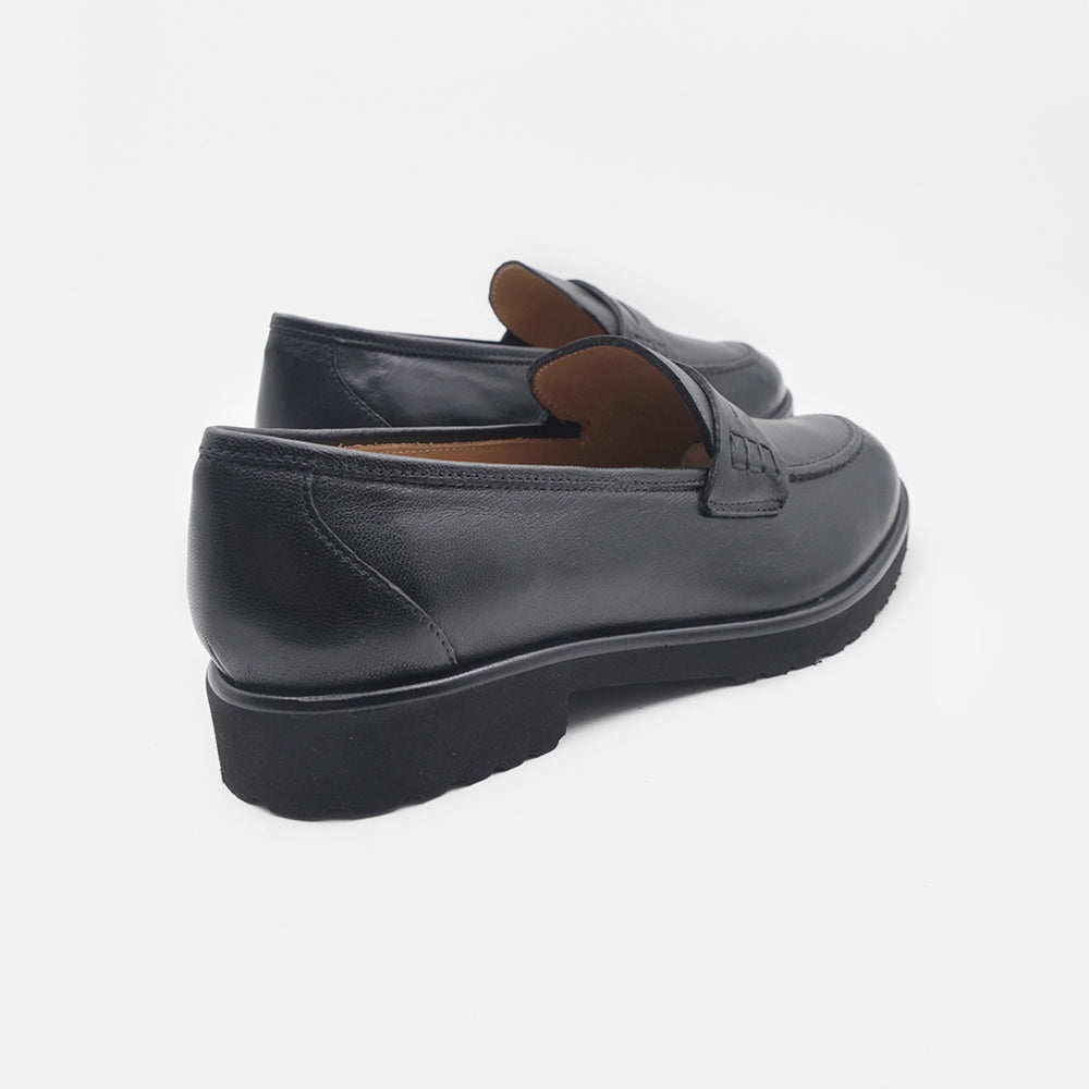 '- ["Artigianato","Donna","Eva Picci","Mocassini","Nuovo","Scarpe"] - Mocassini Da Donna Eva Picci XL Pelle Nappa Nero 1803 - Lupis SRL