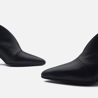 '- ["Accollata","Artigianato","Donna","Eva Picci","Nuovo","Scarpe","Tacco"] - Accollata Da Donna Eva Picci Clarissa Inv Berlino Nero Crust Nero - Lupis SRL