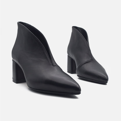 '- ["Accollata","Artigianato","Donna","Eva Picci","Nuovo","Scarpe","Tacco"] - Accollata Da Donna Eva Picci Clarissa Inv Berlino Nero Crust Nero - Lupis SRL