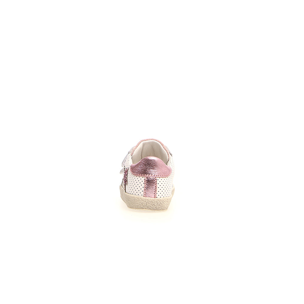 Falcotto - Flower Mountain, Kids, Nuovo, Scarpe sportive, Toddler, Ultima Taglia - Falcotto Alnoite Vl Calf Calf Perf Metallic White Pink - Lupis SRL