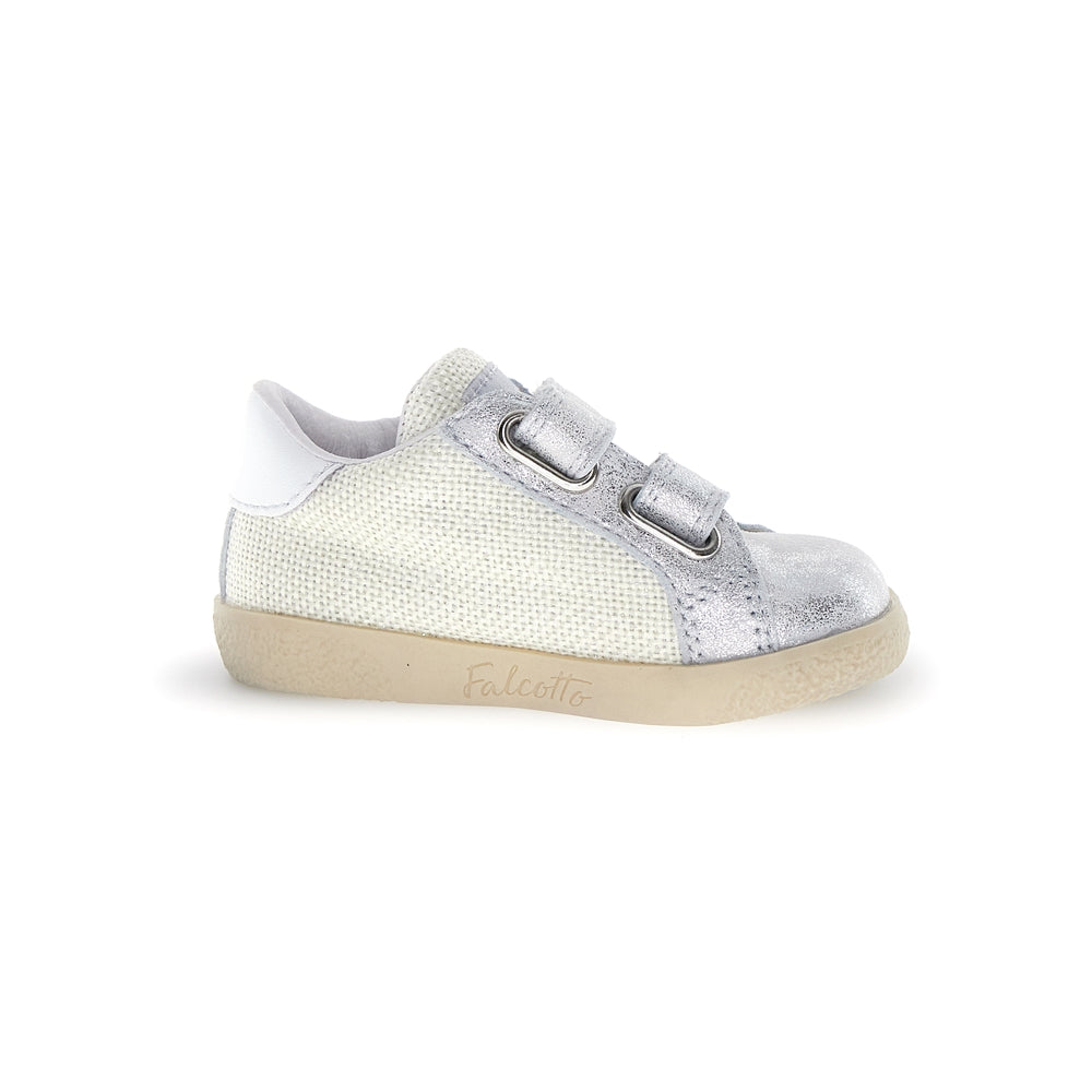 Falcotto Sneaker Kids Alnoite 2 Vl Canvas Glitter White 2019043-27-1Q24