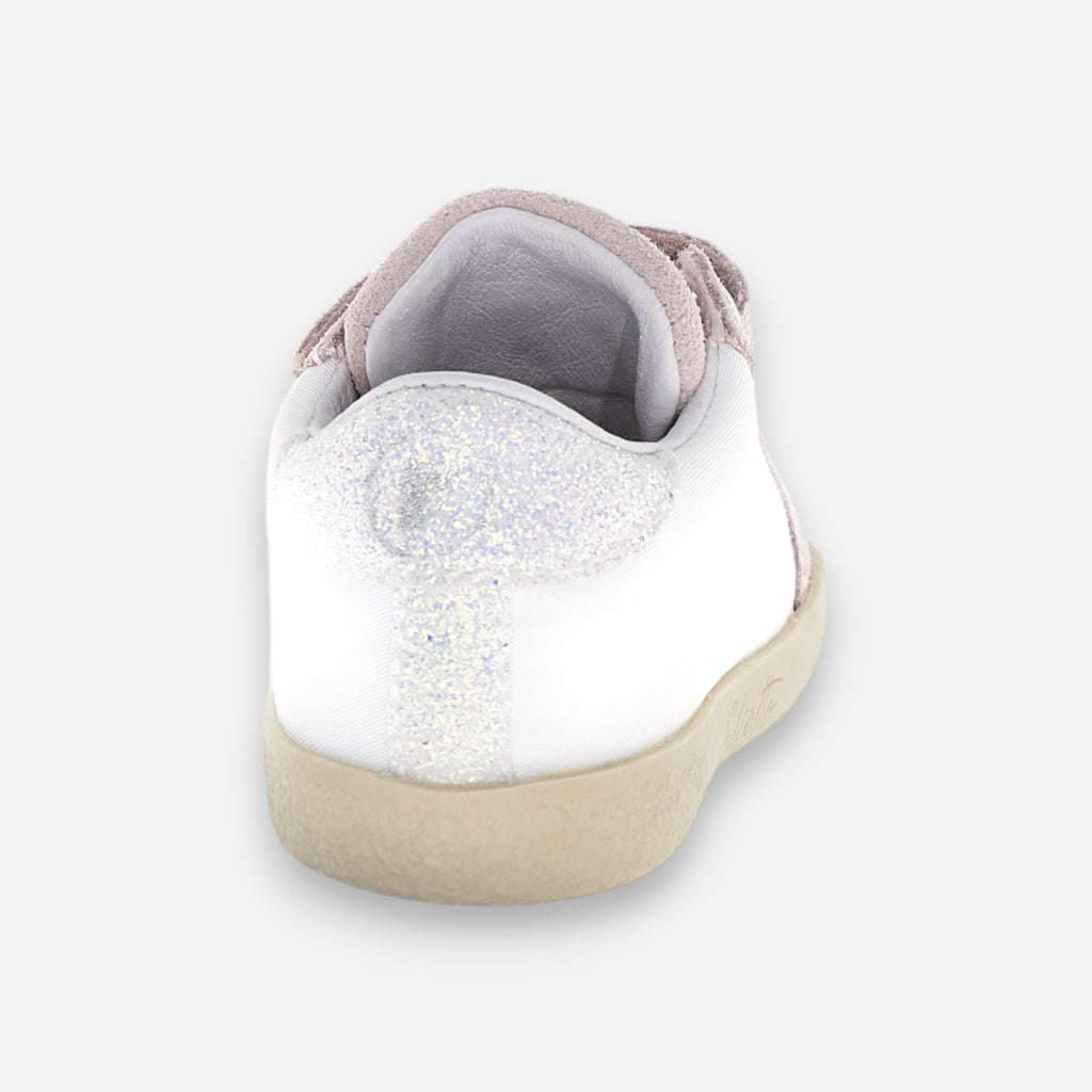 Falcotto Sneaker Kids Alnoite 2 Vl Suede Glitter Cipria 2019043-24-1M18