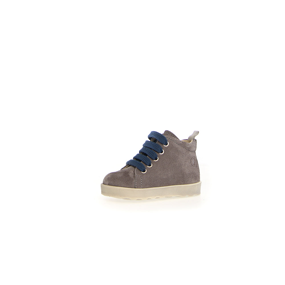  - ["Falcotto","Kids","Nuovo","Polacco","Scarpe","Toddler"] - Falcotto Evaert Zip Suede Anthracite Azure - Lupis SRL