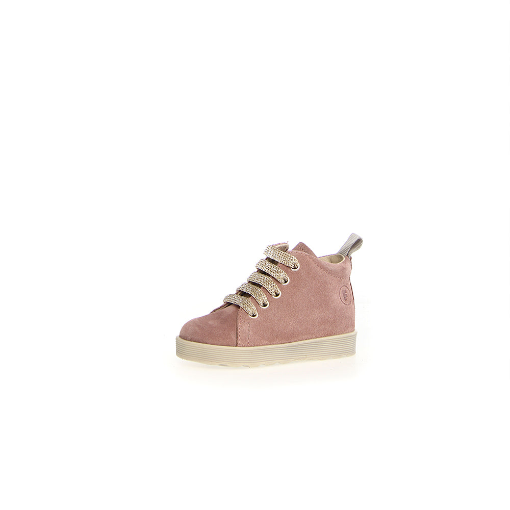 '- ["Falcotto","Kids","Nuovo","Polacco","Scarpe","Toddler"] - Falcotto Evaert Zip Suede Rose Platinum - Lupis SRL