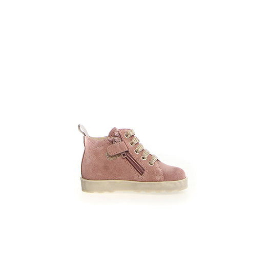 Falcotto Evaert Zip Suede Rose Platinum