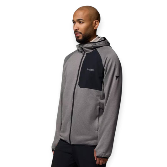 Felpa Columbia Sportswear M Triple Canyon Grid Fleece Hooded FZ II Grey 2094973-023