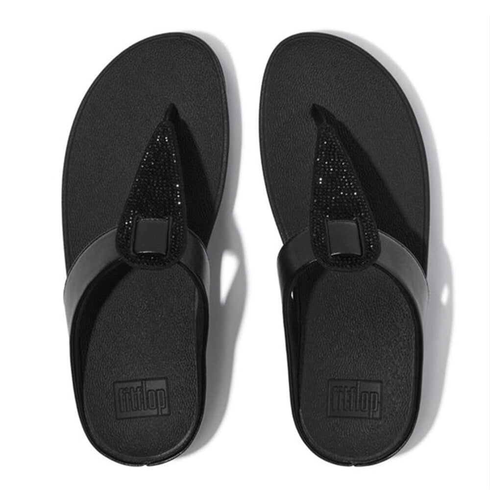 '- ["Donna","FitFlop","PE25","Scarpe"] - FitFlop Fino Toe Post Hot All Black - Lupis SRL