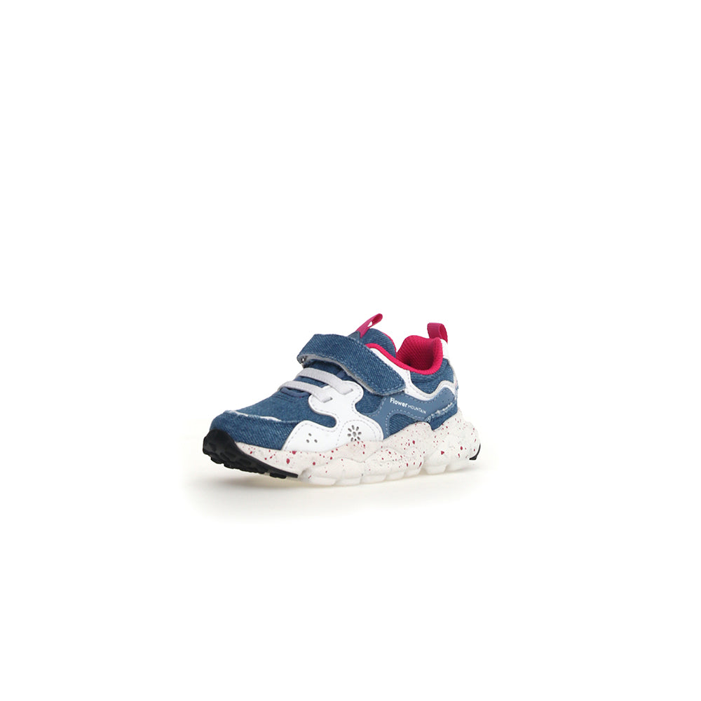 '- ["Flower Mountain","Kids","Scarpe","Scarpe sportive"] - Flower Mountain Yamano 3 Junior Vl. E Calf Nylon Pepper Sole White Fuxia - Lupis SRL