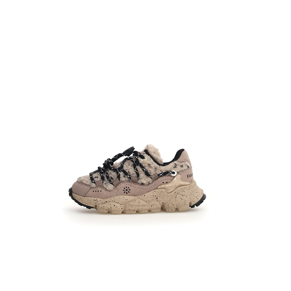  - ["Donna","Flower Mountain","Kids","Nuovo","Scarpe","Scarpe sportive","Sneakers"] - Flower Mountain Raikiri Junior E Calf Teddy Pepper Sole Beige Multi - Lupis SRL