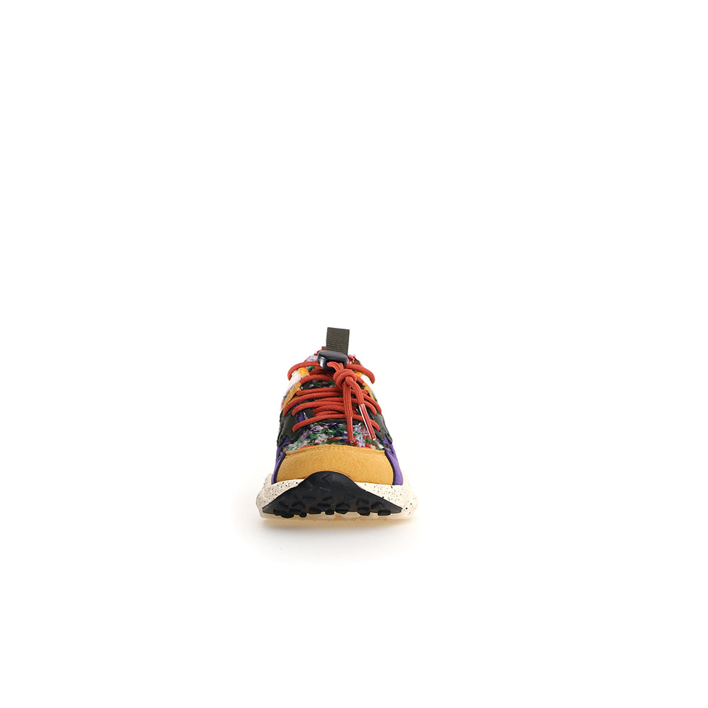  - ["Donna","Flower Mountain","Kids","Nuovo","Scarpe","Scarpe sportive","Sneakers"] - Flower Mountain Yamano 3 Junior E Calf Fabric Beige Lilac Navy - Lupis SRL