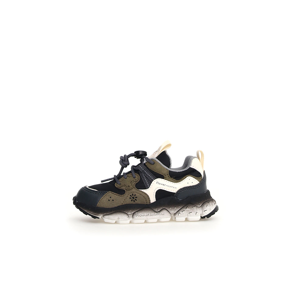 '- ["Donna","Flower Mountain","Kids","Nuovo","Scarpe","Scarpe sportive","Sneakers"] - Flower Mountain Yamano 3 Junior E Calf Nylon Nuanced Sole Militare Anthracite - Lupis SRL