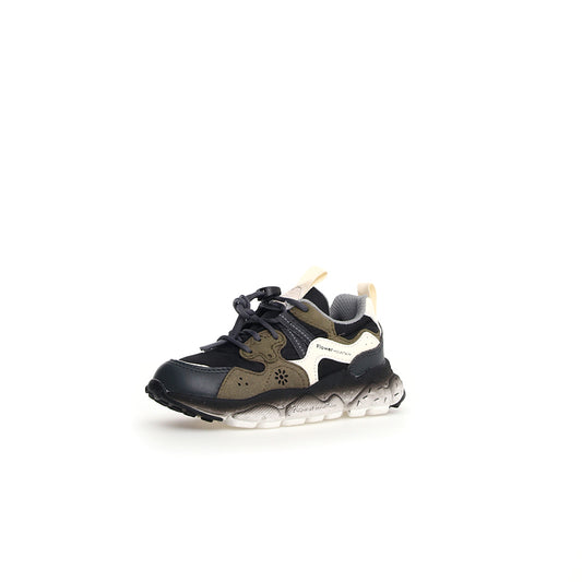  - ["Donna","Flower Mountain","Kids","Nuovo","Scarpe","Scarpe sportive","Sneakers"] - Flower Mountain Yamano 3 Junior E Calf Nylon Nuanced Sole Militare Anthracite - Lupis SRL