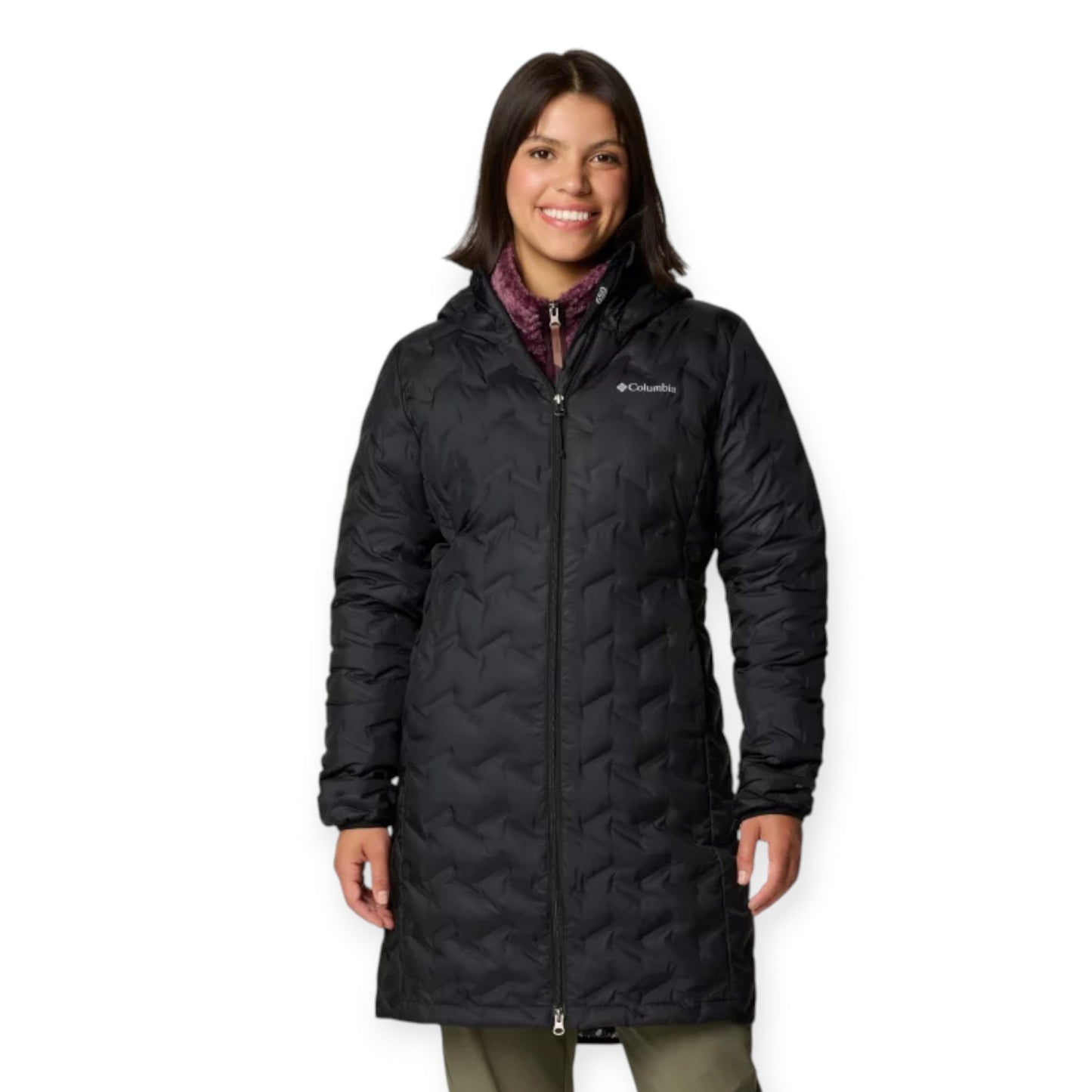 Giacca Columbia SportswearW Delta Ridge II Long Down Jacket Black 2088213-010