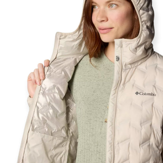 Giacca Columbia SportswearW Delta Ridge II Long Down Jacket Dark Stone 2088213-278