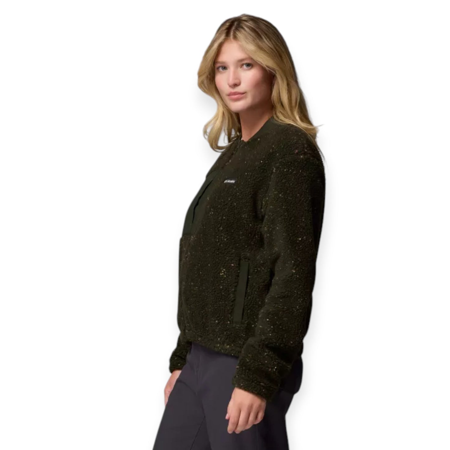 Giacca Columbia Sportswear W Stellar Path Fleece Bomber Full Zip Greenscape 2136263-366