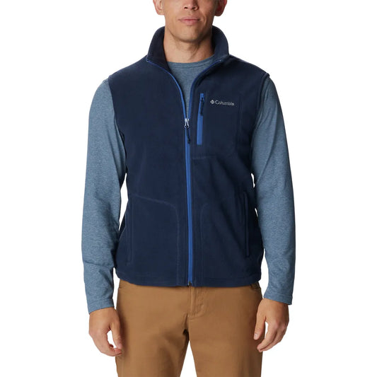 Smanicato Columbia Sportswear M Fast Trek Fleece Vest Collegiate Navy 1460001-467
