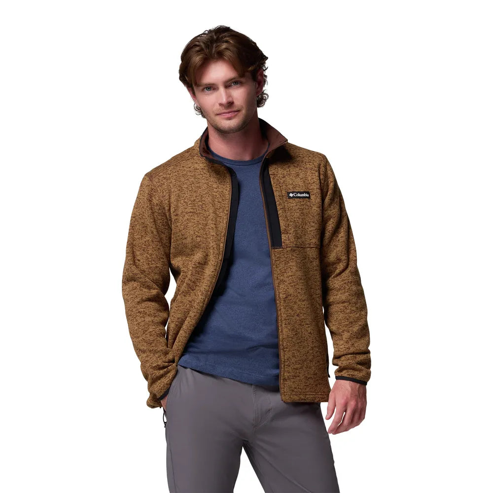  - ["Abbigliamento","Columbia Sportswear","Felpe","FW25","Giacche","Uomo"] - Pile Columbia Sportswear M Sweater Weather Full Zip Tobacco 2097731-256 - Lupis SRL